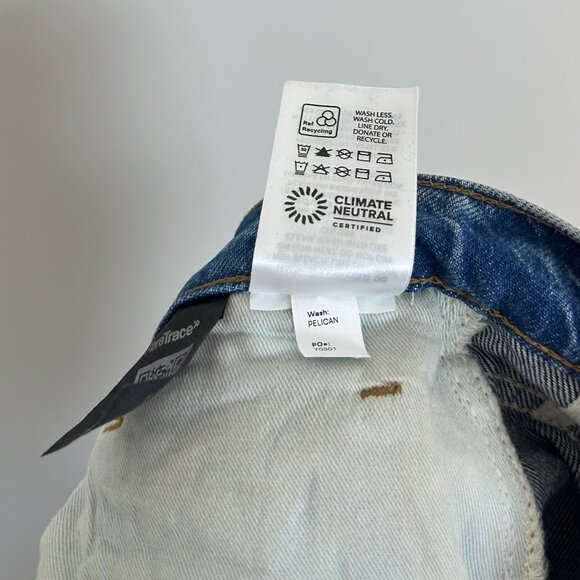 REFORMATION Val 90s Mid Rise Straight Jeans in Wash Pelican Size US 27 - Picture 10 of 13